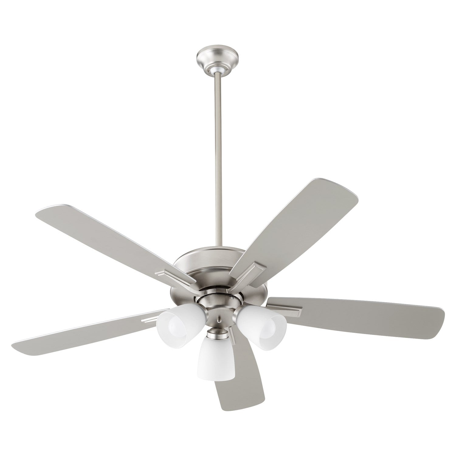 Ovation 3Lt Satin Nickel Opal -Satin Nickel by Quorum