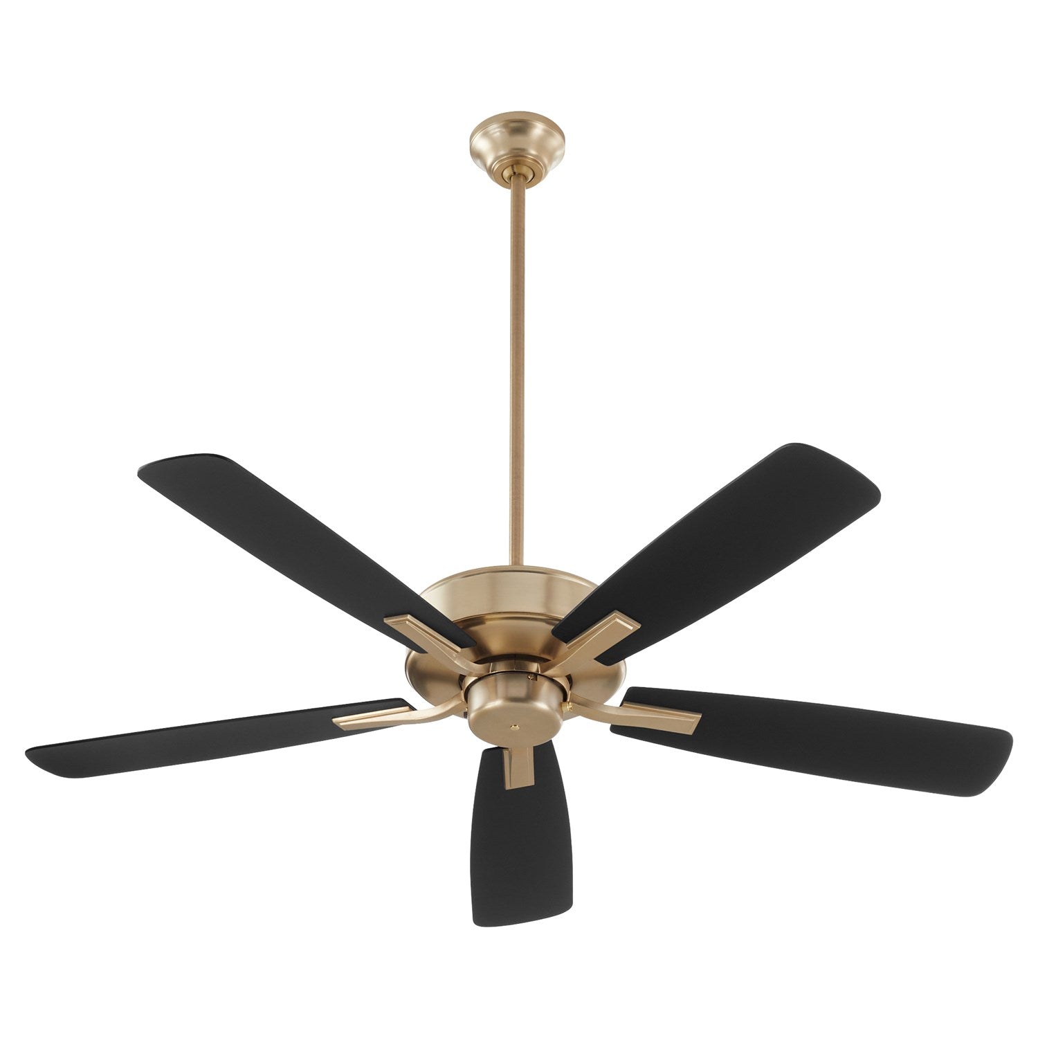 Ovation 52" 5Bl Fan - Aged Brass by Quorum
