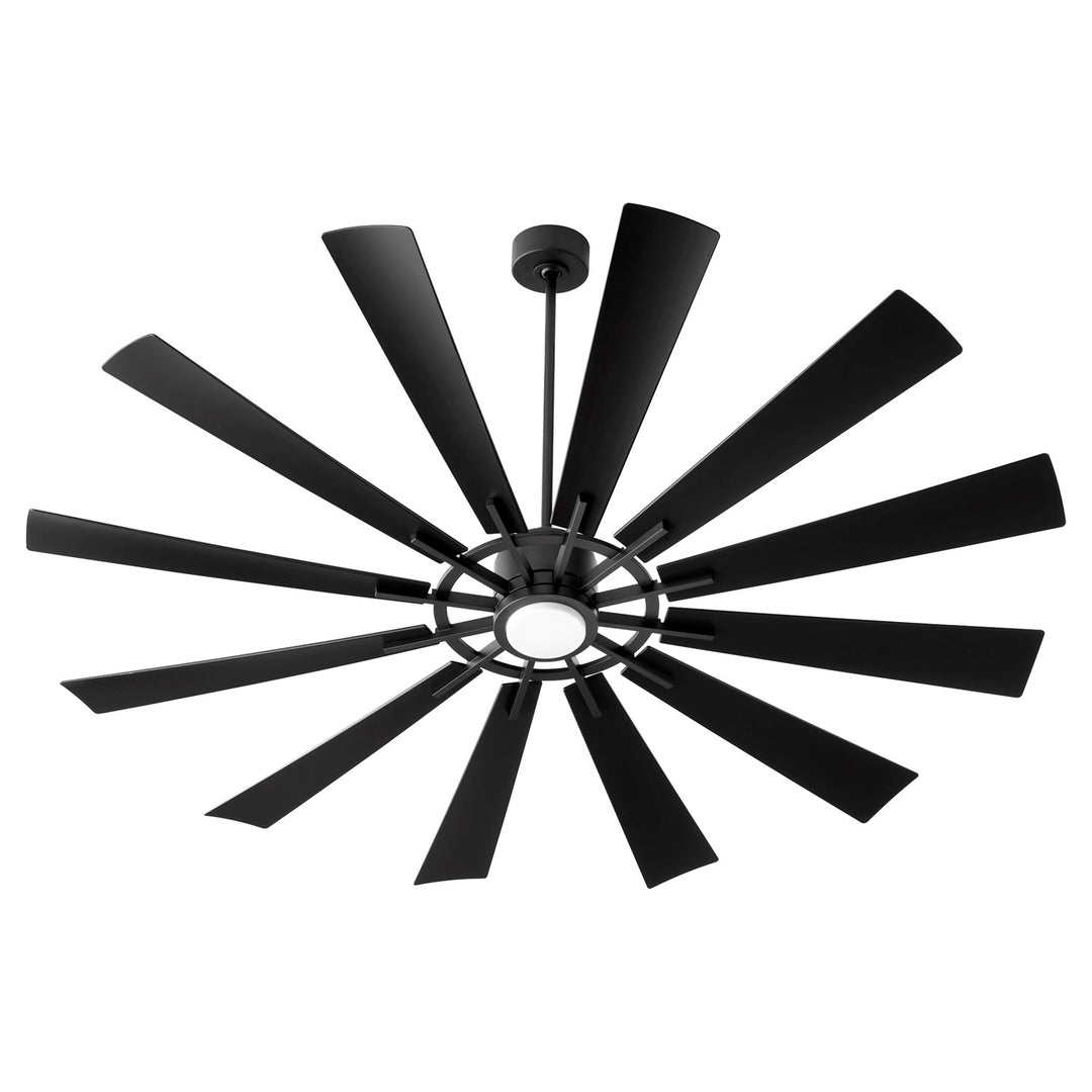 Cirque 72" Fan - Matte Black by Quorum