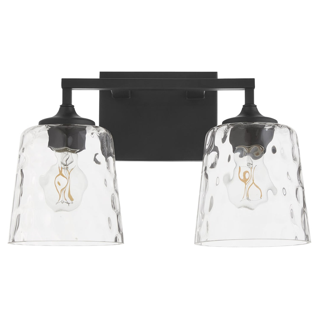 Eldorado 2Lt Vanity - Matte Black by Quorum
