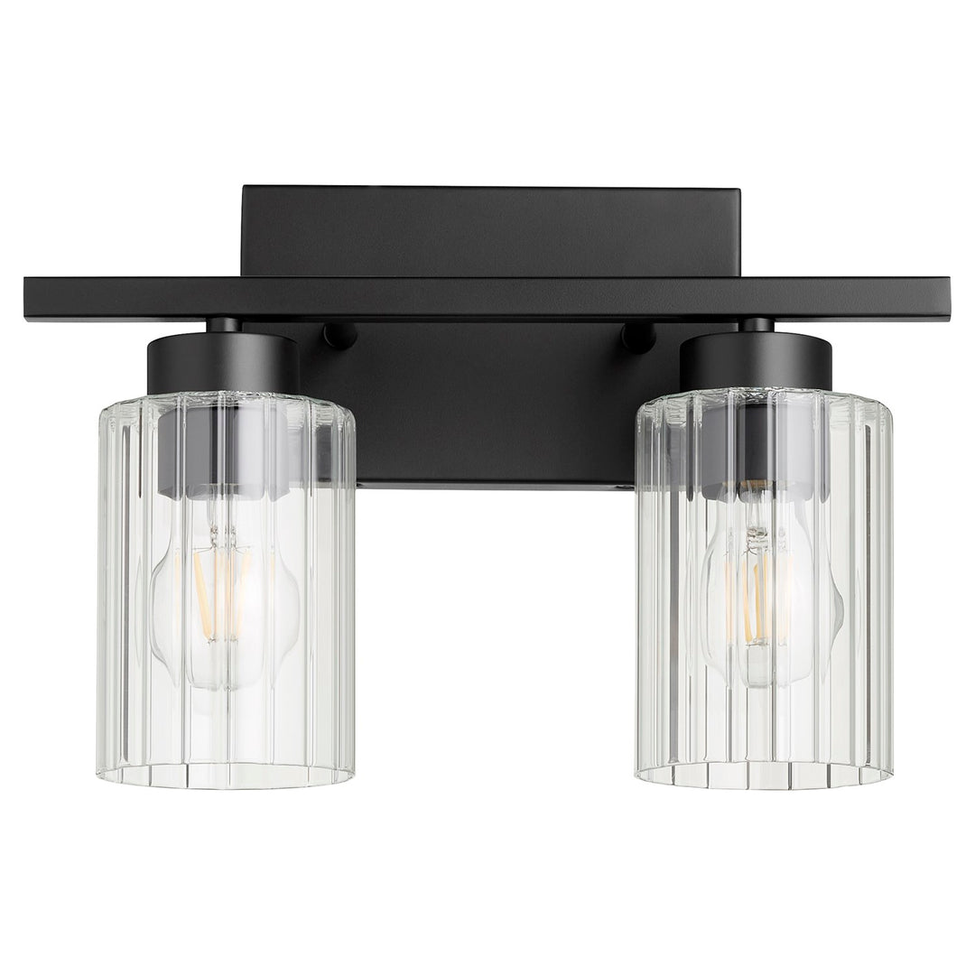 Ladin 2Lt Vanity - Textured Black by Quorum