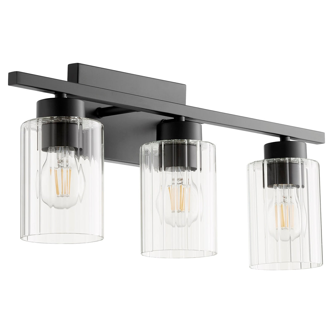 Ladin 3Lt Vanity - Textured Black by Quorum
