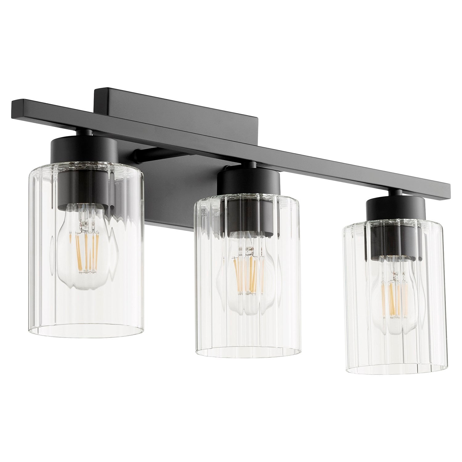 Ladin 3Lt Vanity - Textured Black by Quorum