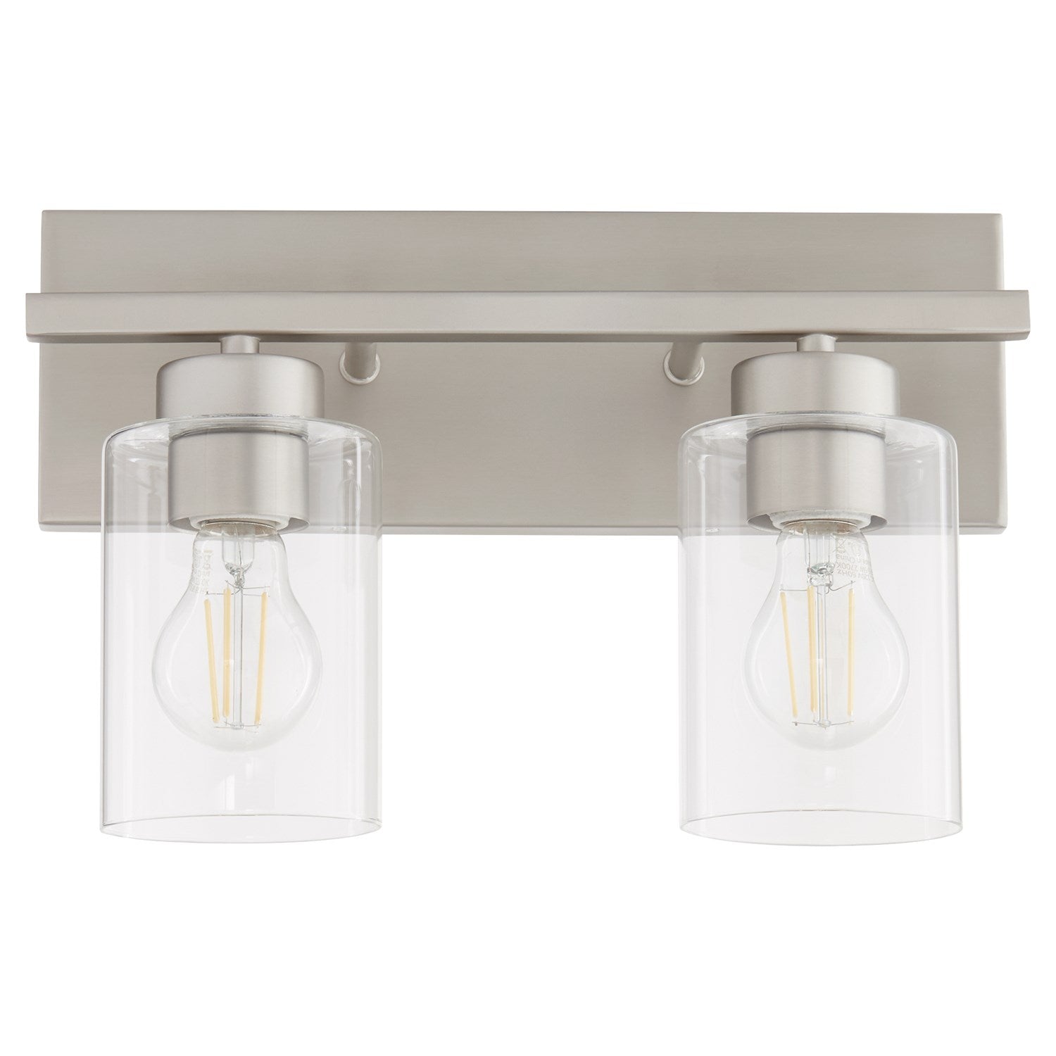 Carter 2Lt Vanity - Satin Nickel by Quorum