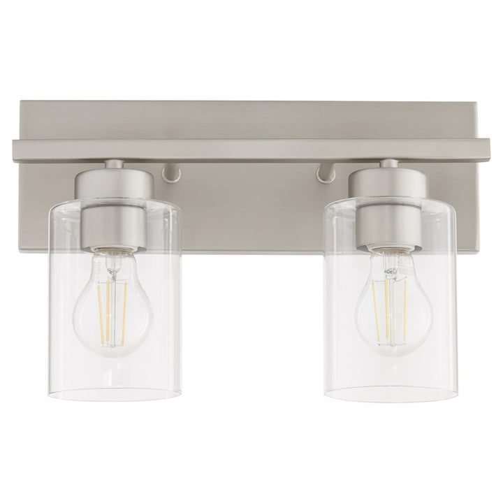 Carter 2Lt Vanity - Satin Nickel by Quorum