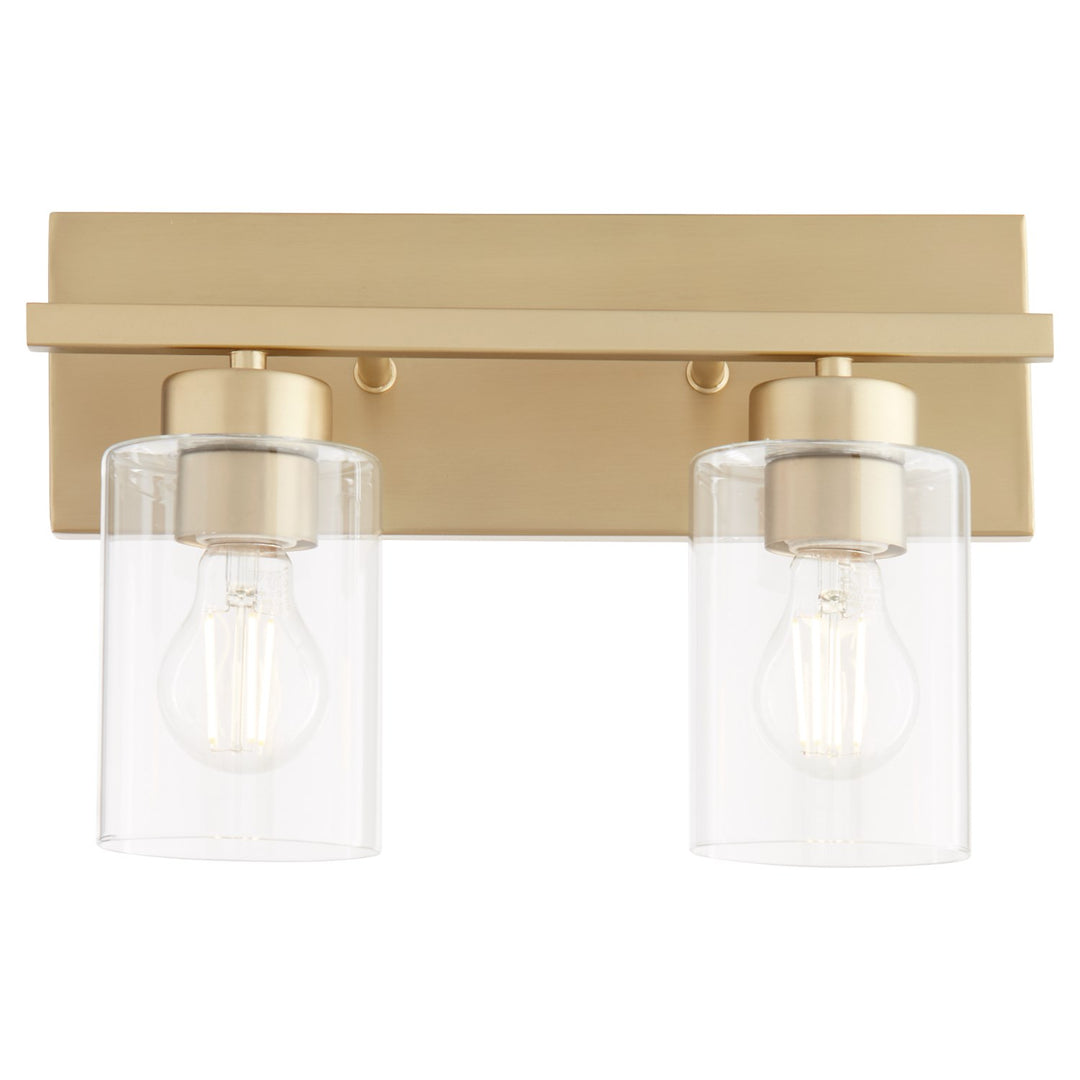 Carter 2Lt Vanity - Aged Brass by Quorum