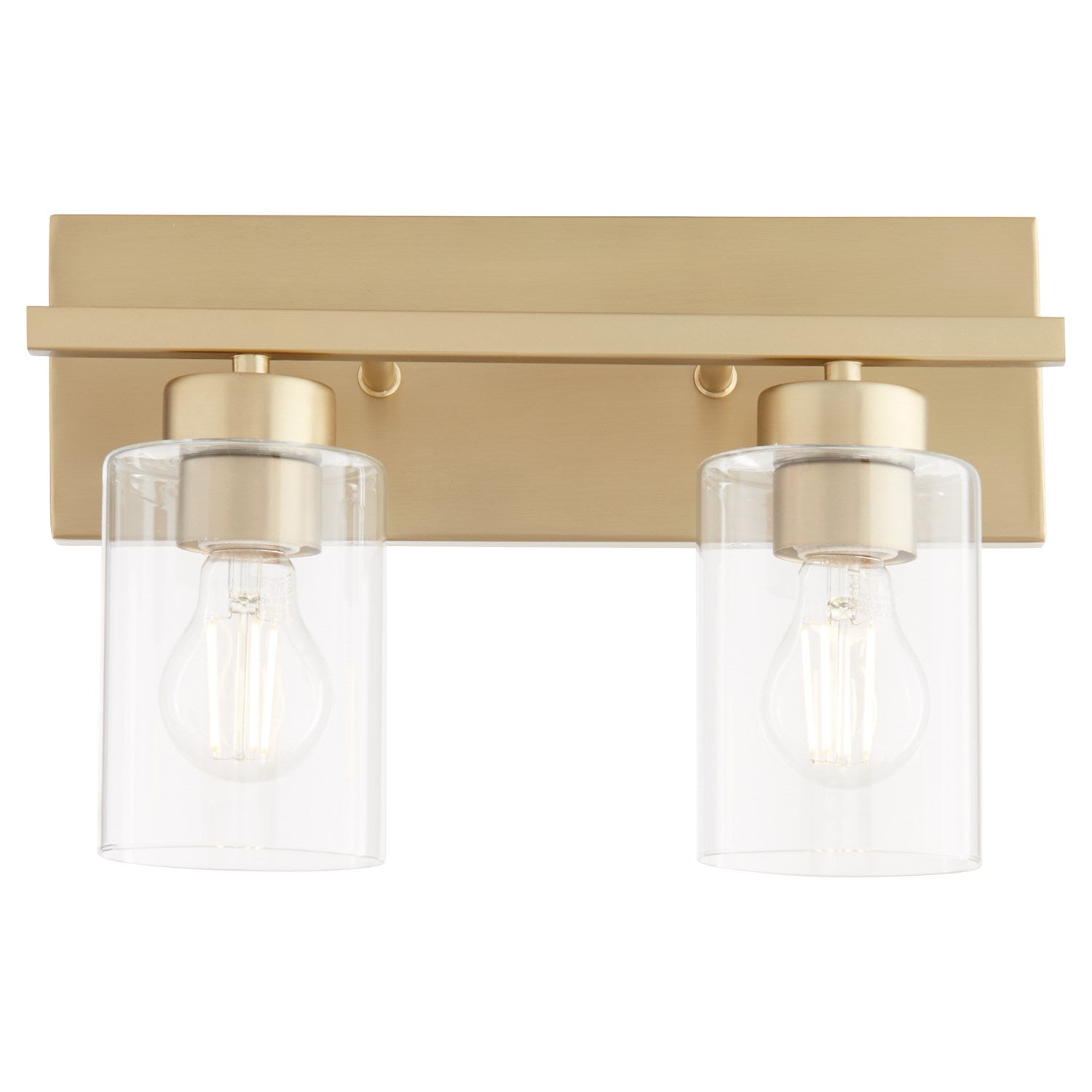 Carter 2Lt Vanity - Aged Brass by Quorum
