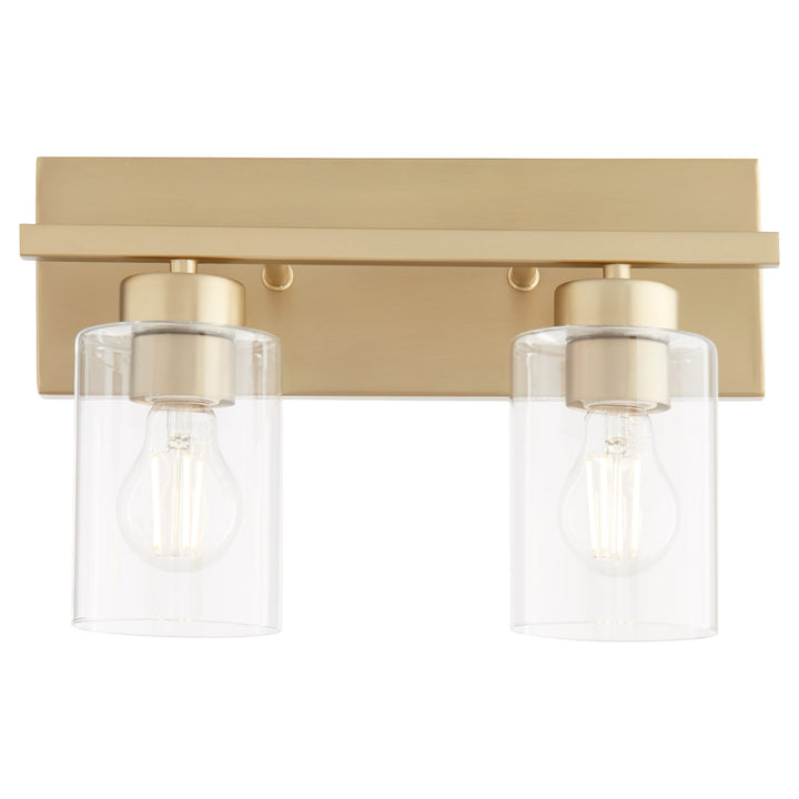 Carter 2Lt Vanity - Aged Brass by Quorum