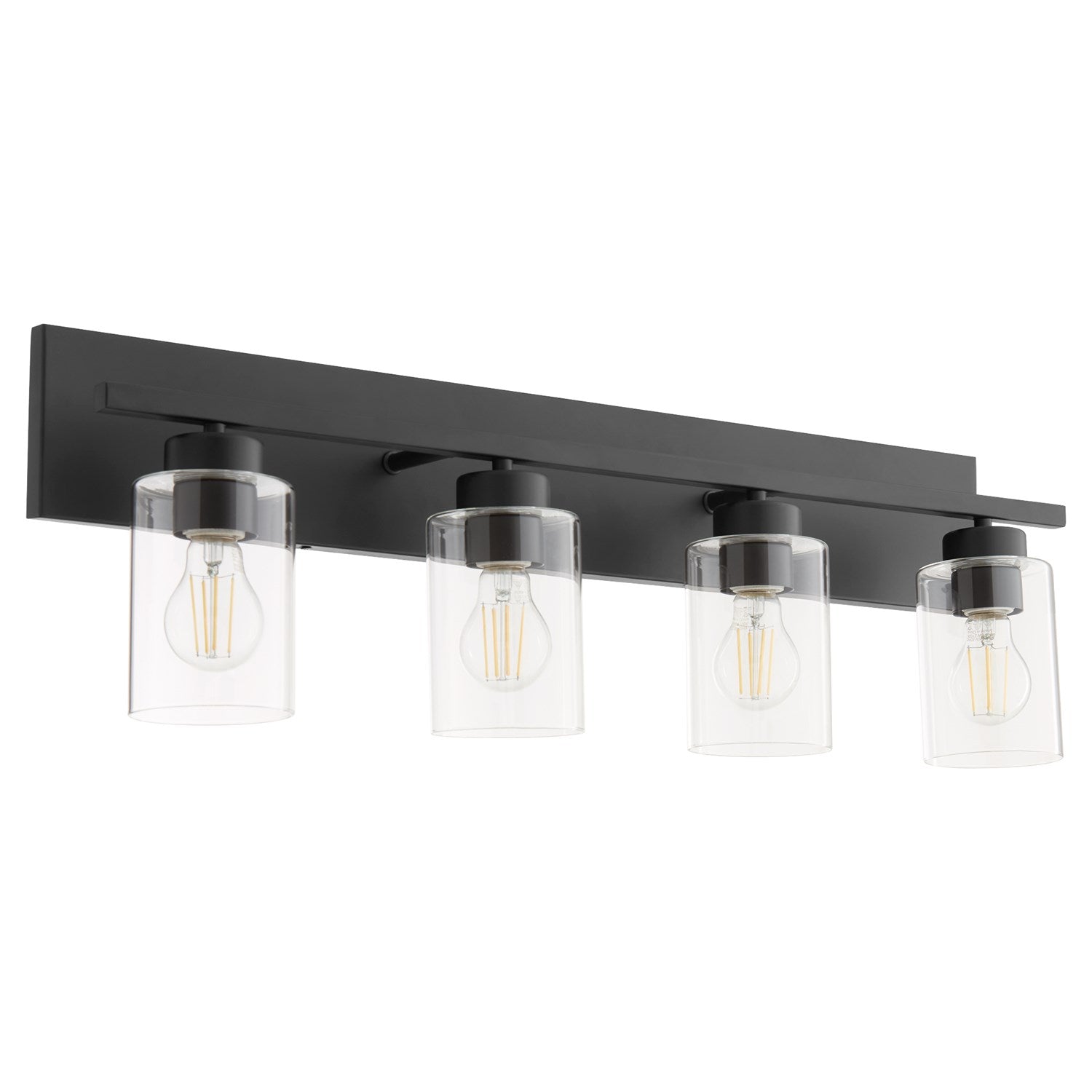 Carter 4Lt Vanity - Matte Black by Quorum
