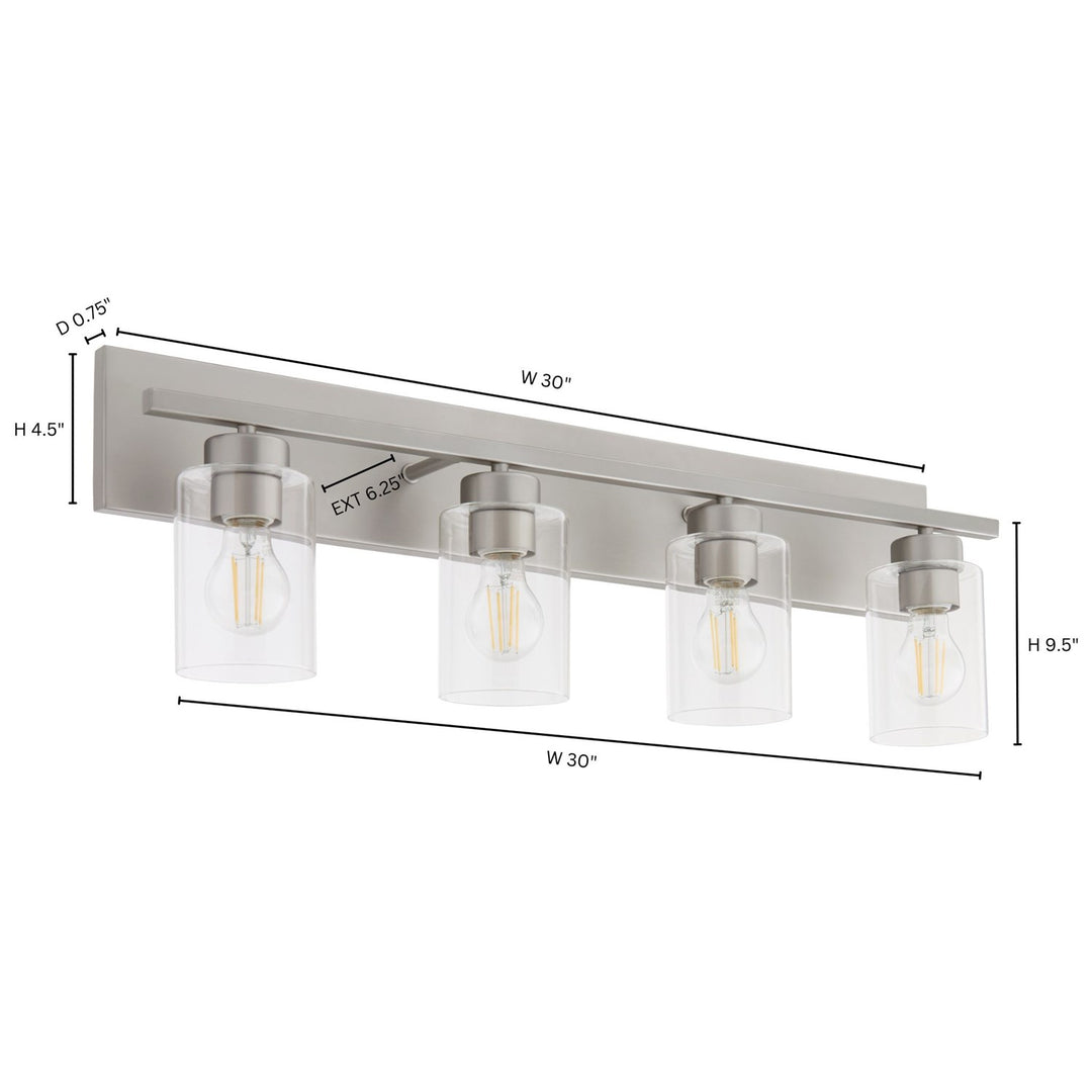 Carter 4Lt Vanity - Satin Nickel