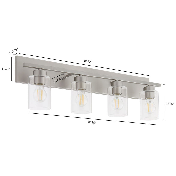 Carter 4Lt Vanity - Satin Nickel