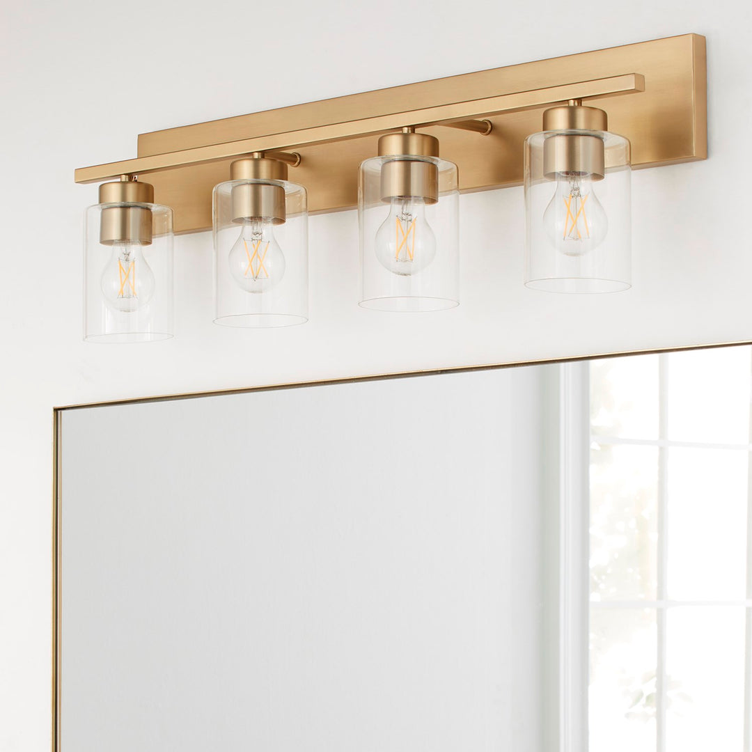 Carter 4Lt Vanity - Aged Brass