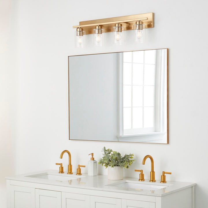 Carter 4Lt Vanity - Aged Brass