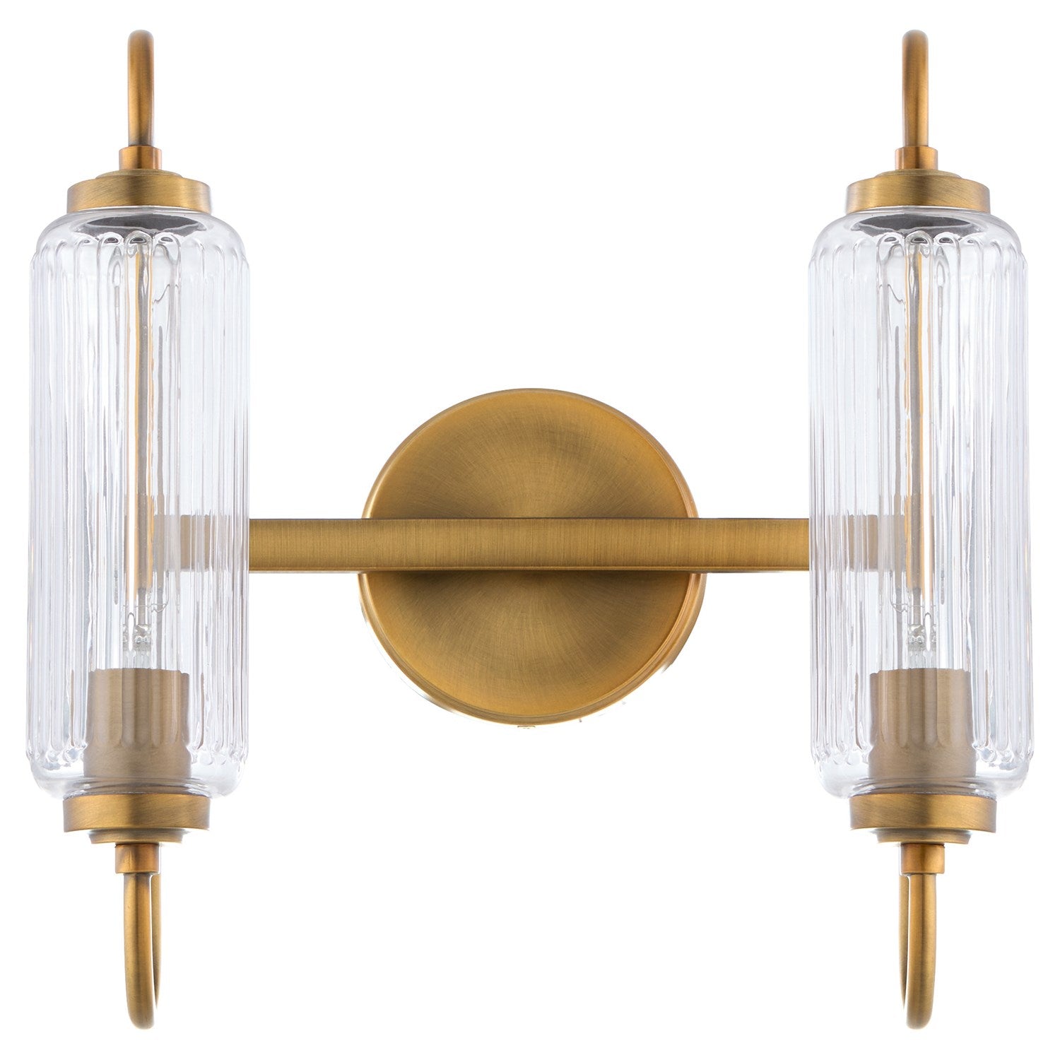 Whiteitmire 2Lt Vanity - Brushed Brass by Quorum