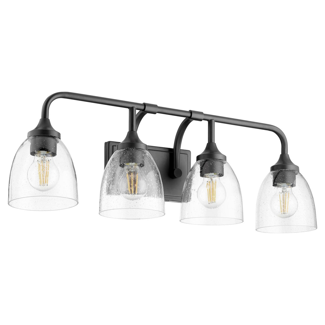 Enclave 4Lt Cl/Sd Vty -Matte Black by Quorum