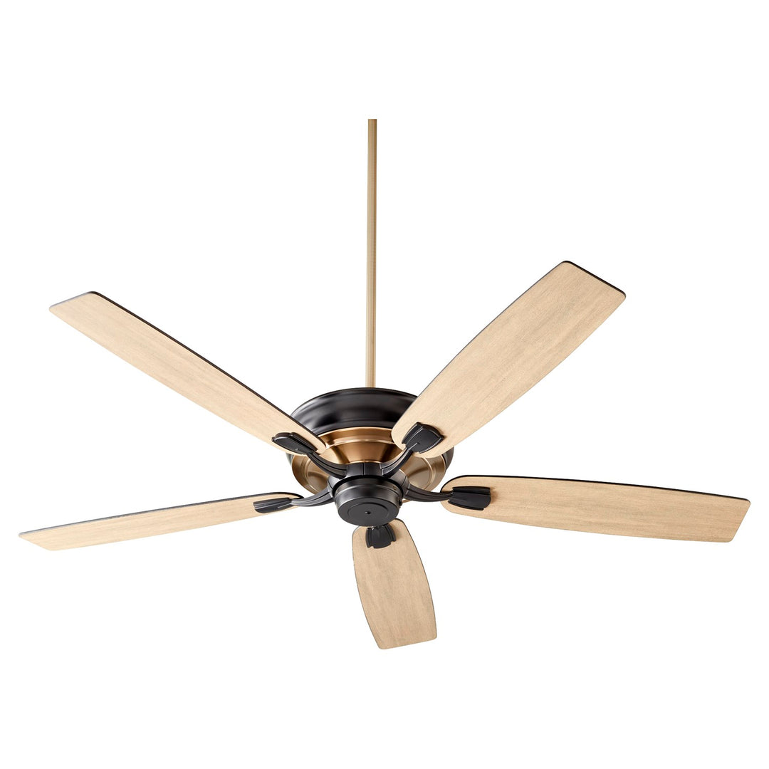 Gamatte Blackle 60" Dc Fan - Textured Black by Quorum