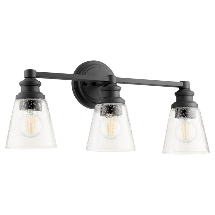 Dunbar 3Lt Vanity - Textured Black by Quorum