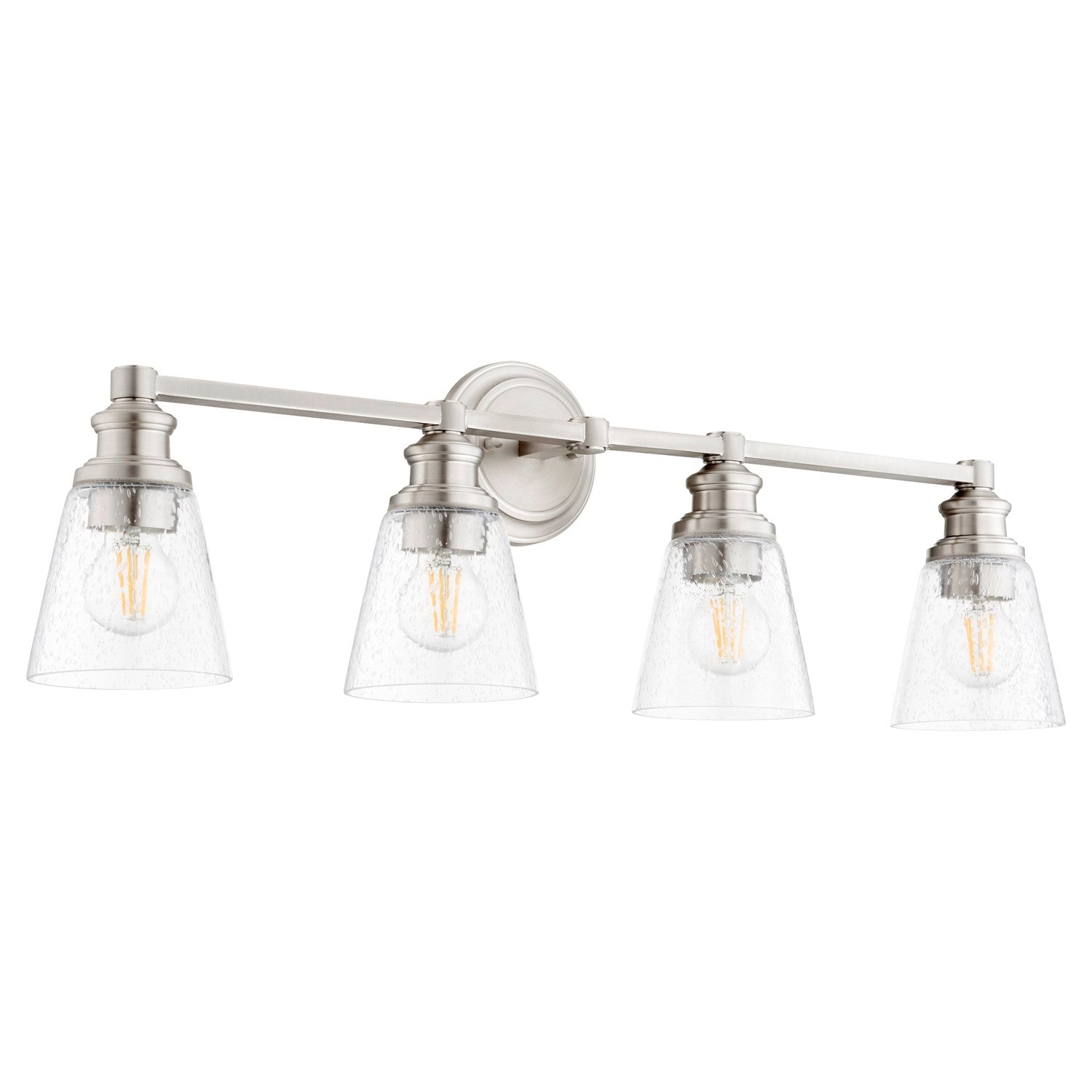 Dunbar 4Lt Vanity - Satin Nickel by Quorum