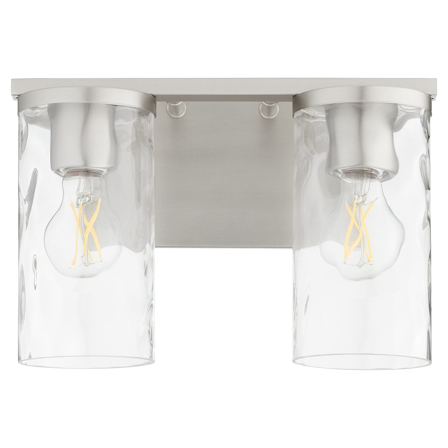 Steinway 2Lt Vanity - Satin Nickel by Quorum
