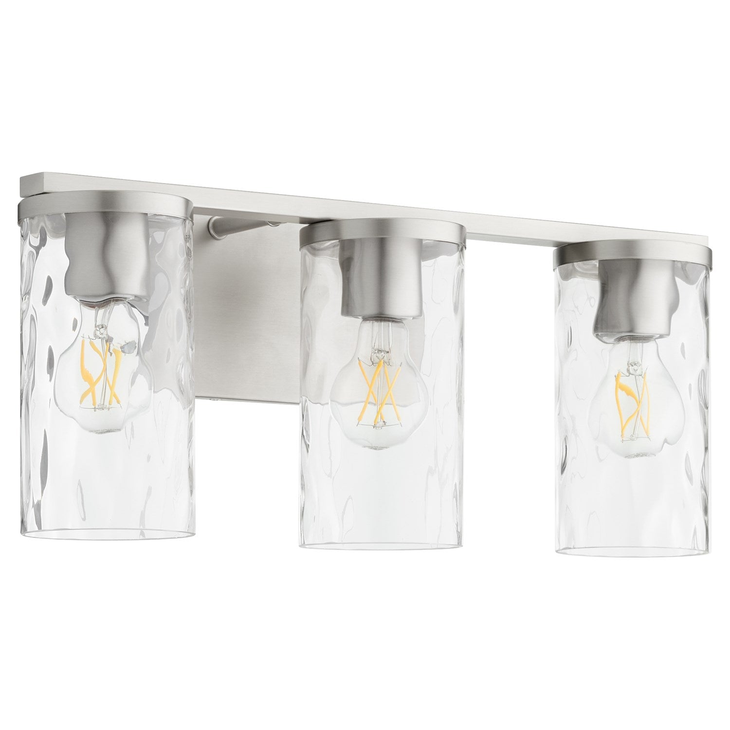 Steinway 3Lt Vanity - Satin Nickel by Quorum