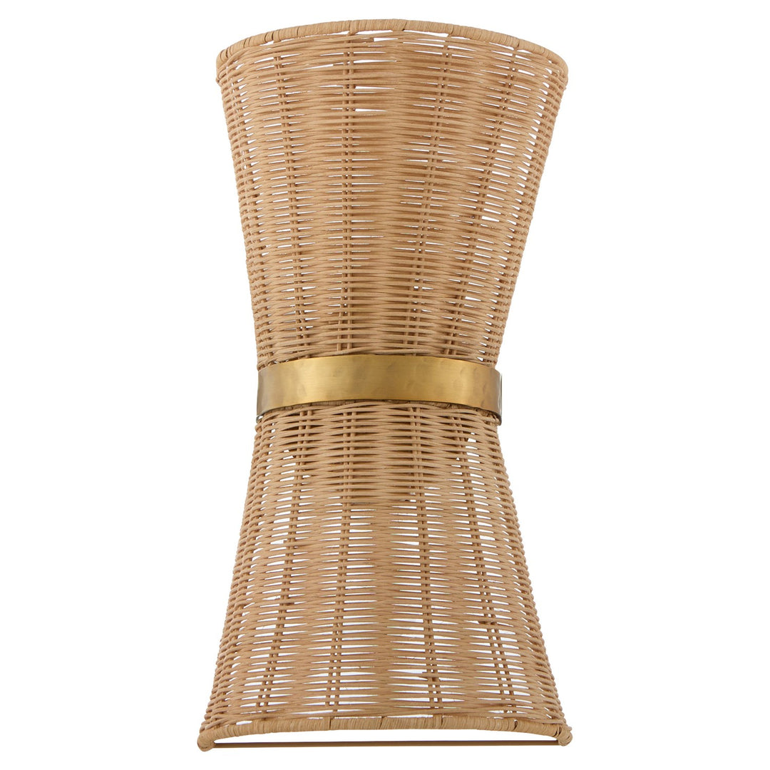 Fairview 2Lt Sconce - Brushed Brass by Quorum
