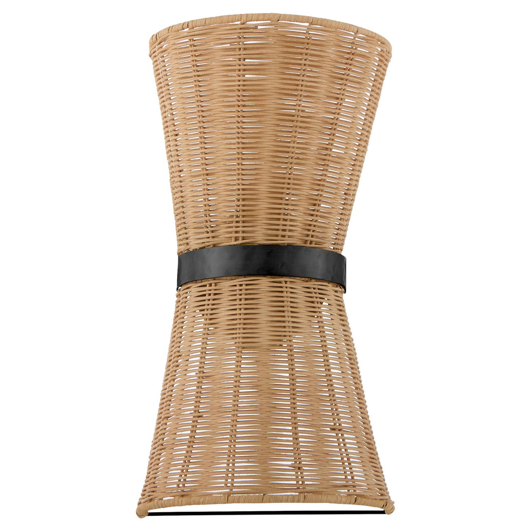 Fairview 2Lt Sconce - Matte Black by Quorum