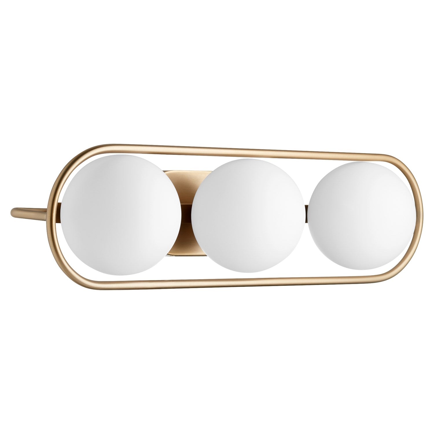 Belmont 3Lt Vanity - Aged Brass by Quorum