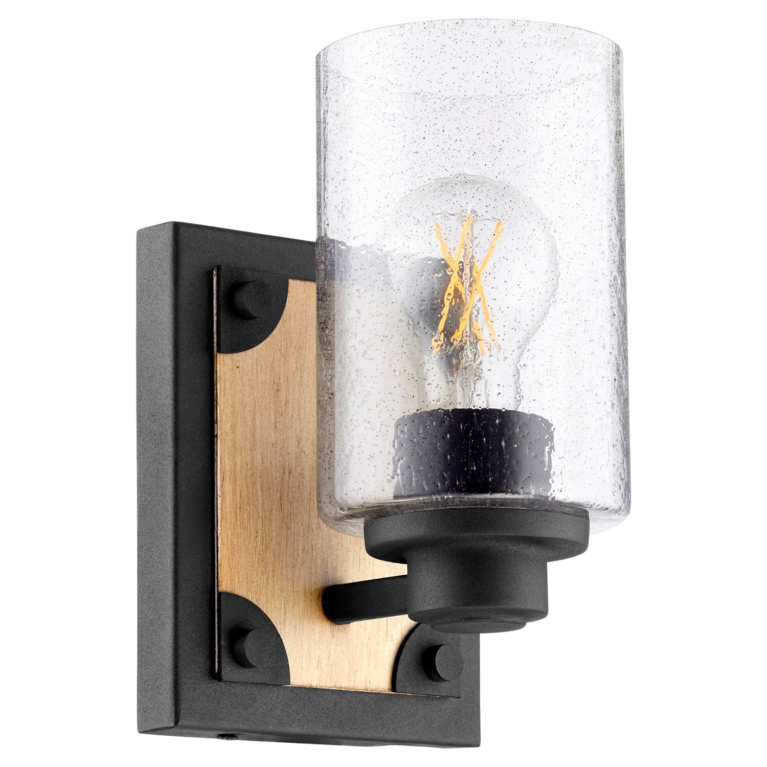 1Lt Corner Brkt Wmnt -Textured Black by Quorum