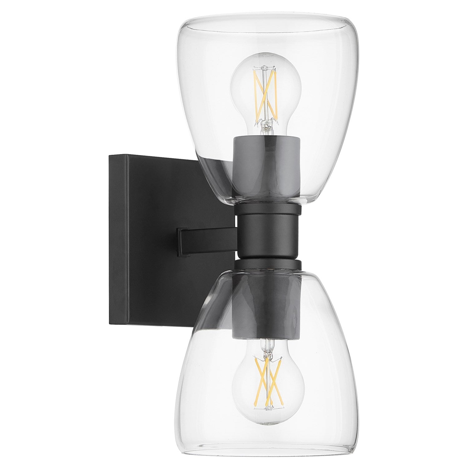Relo 2Lt Wall Mt - Matte Black by Quorum
