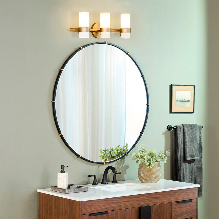 Sojourn 3Lt Vanity - Brushed Brass