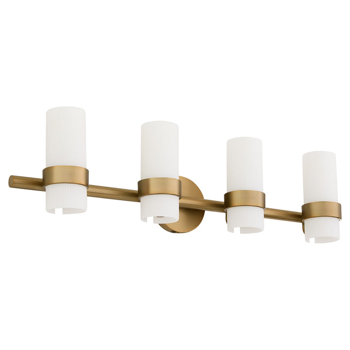 Sojourn 4Lt Vanity - Brushed Brass by Quorum