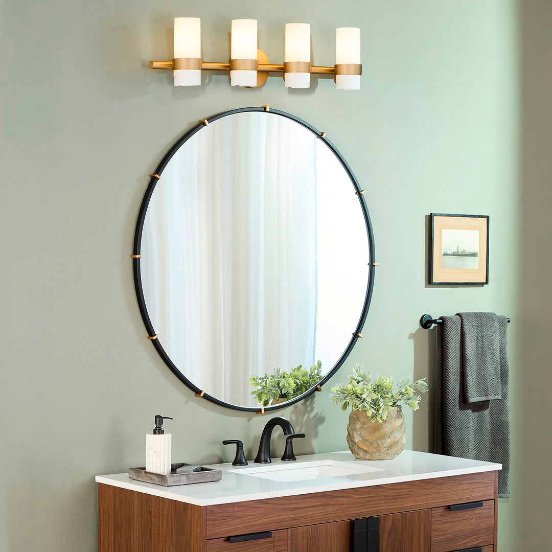 Sojourn 4Lt Vanity - Brushed Brass