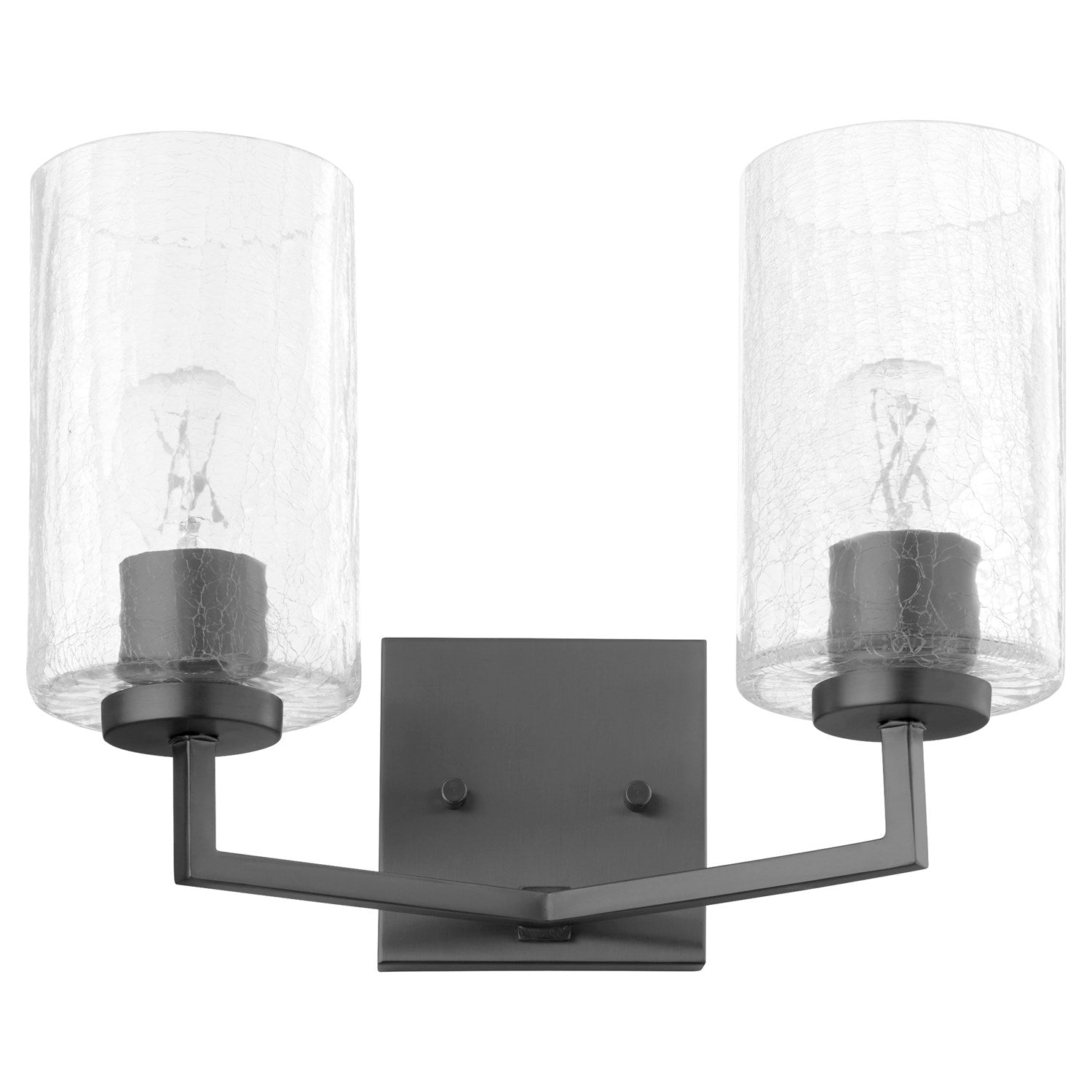 Merrick 2Lt Vanity - Matte Black by Quorum