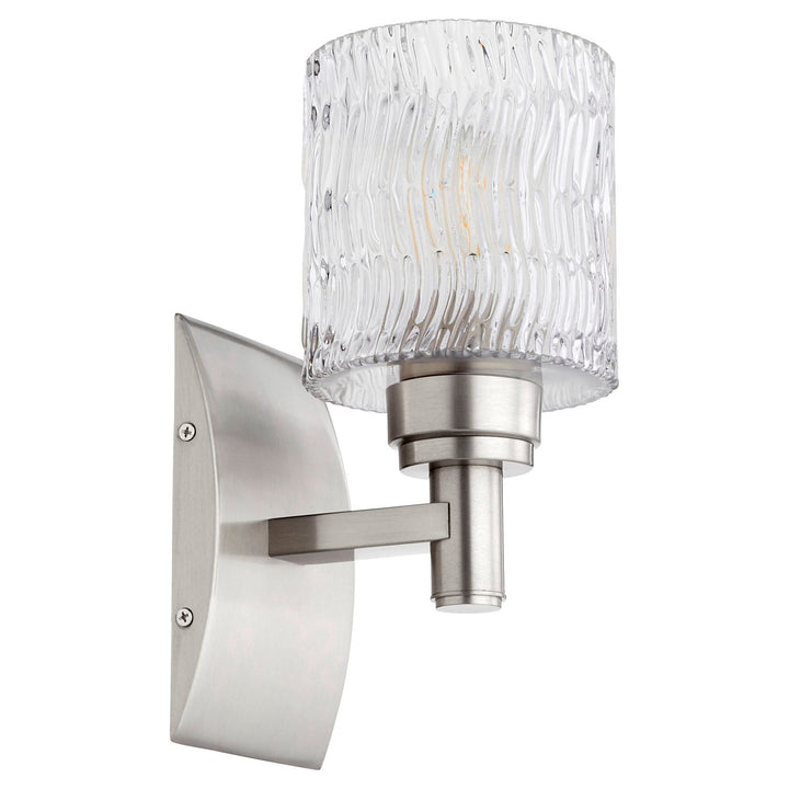 Stadium 1Lt Wall Mount - Satin Nickel by Quorum