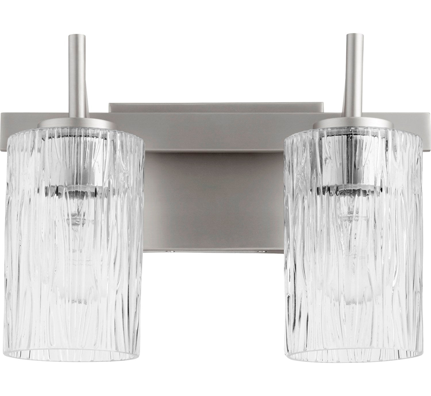 2Lt Vanity - Satin Nickel by Quorum