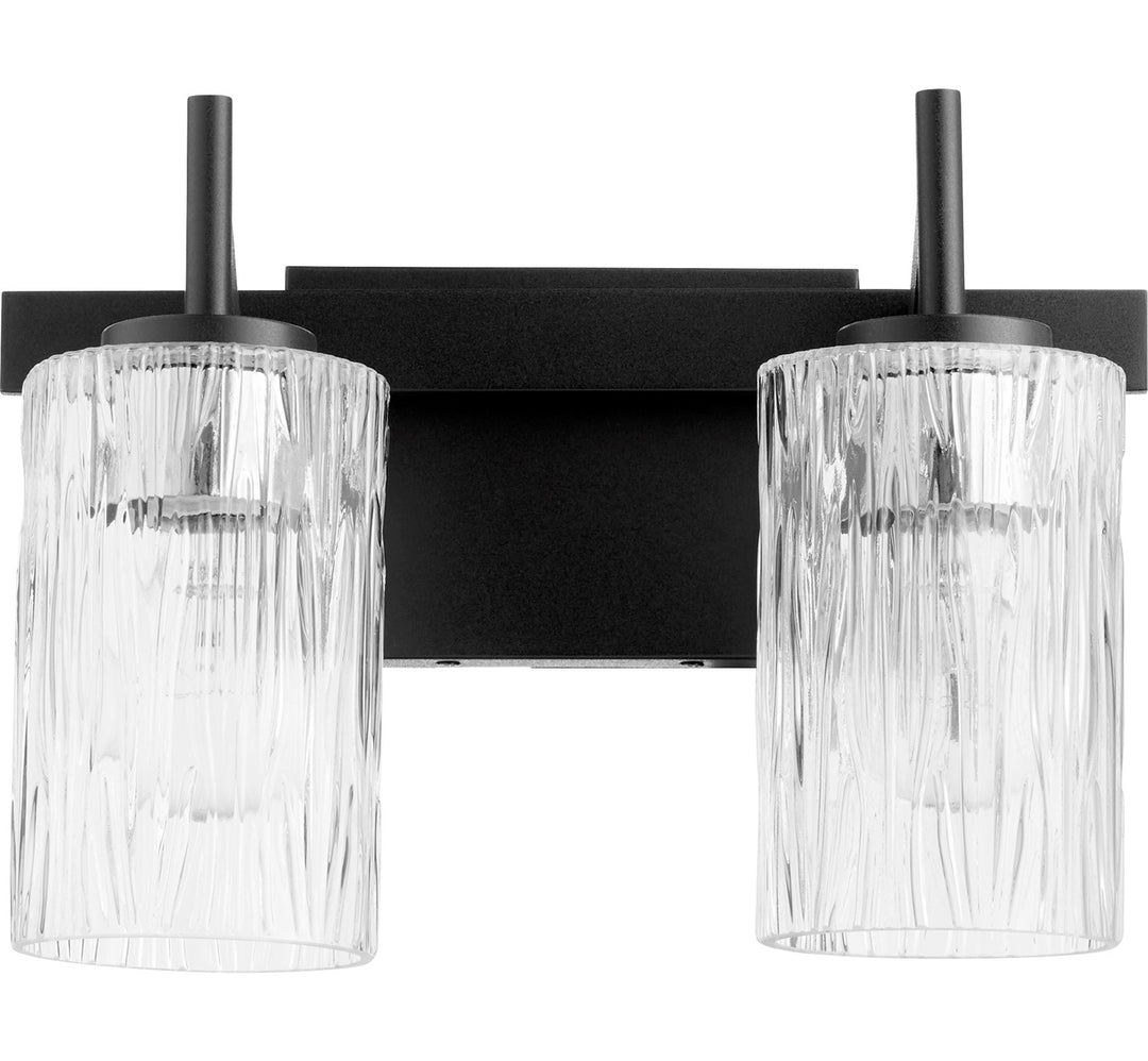 2Lt Vanity - Textured Black by Quorum