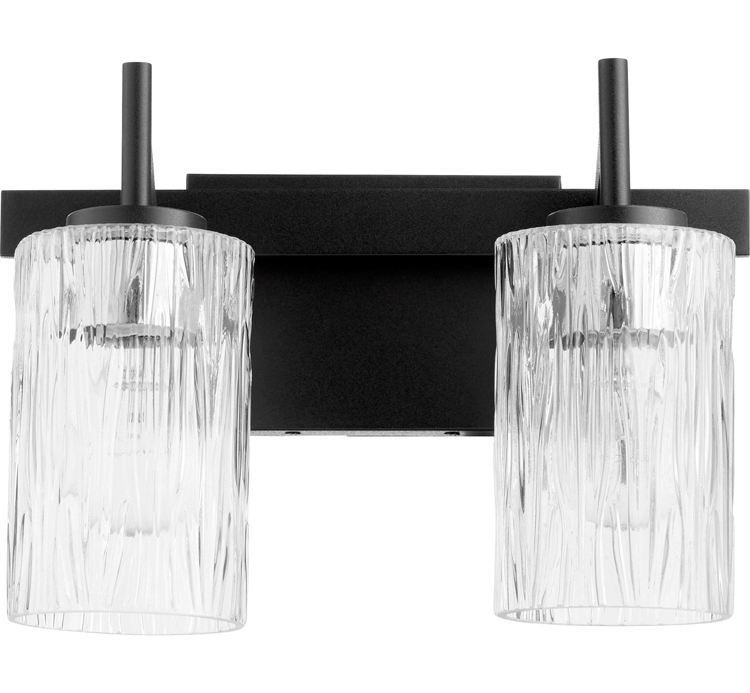 2Lt Vanity - Textured Black by Quorum