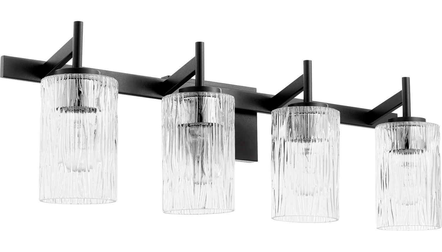 4Lt Vanity - Textured Black by Quorum