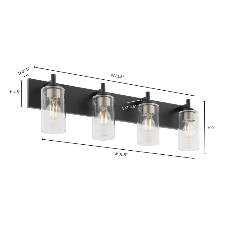 Fallstantique Flemishf 4Lt Vanity - Matte Black