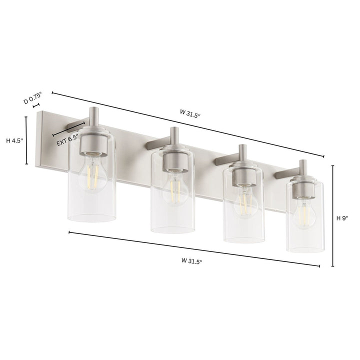 Fallstantique Flemishf 4Lt Vanity -Satin Nickel