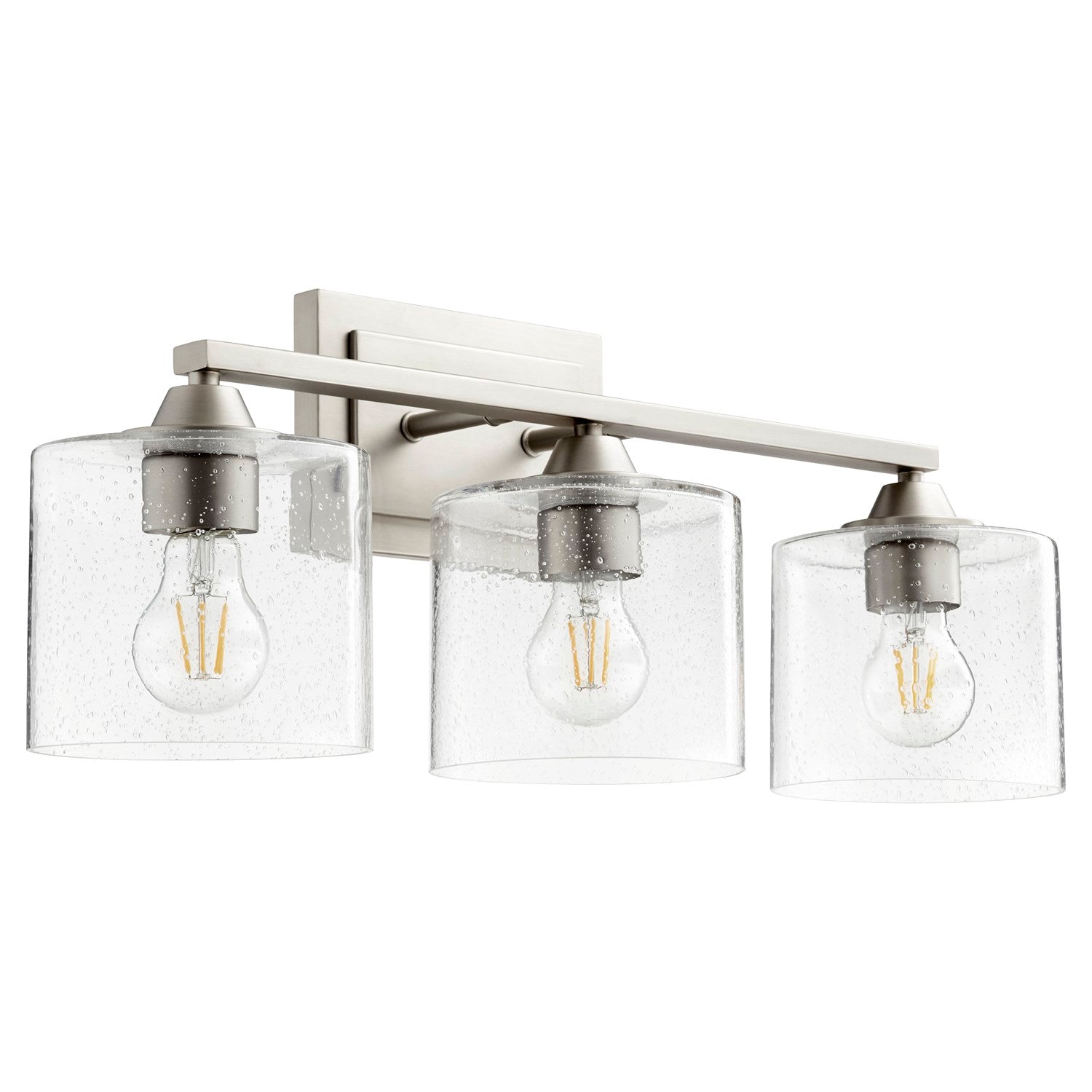 Dakota 3Lt Vanity - Satin Nickel by Quorum