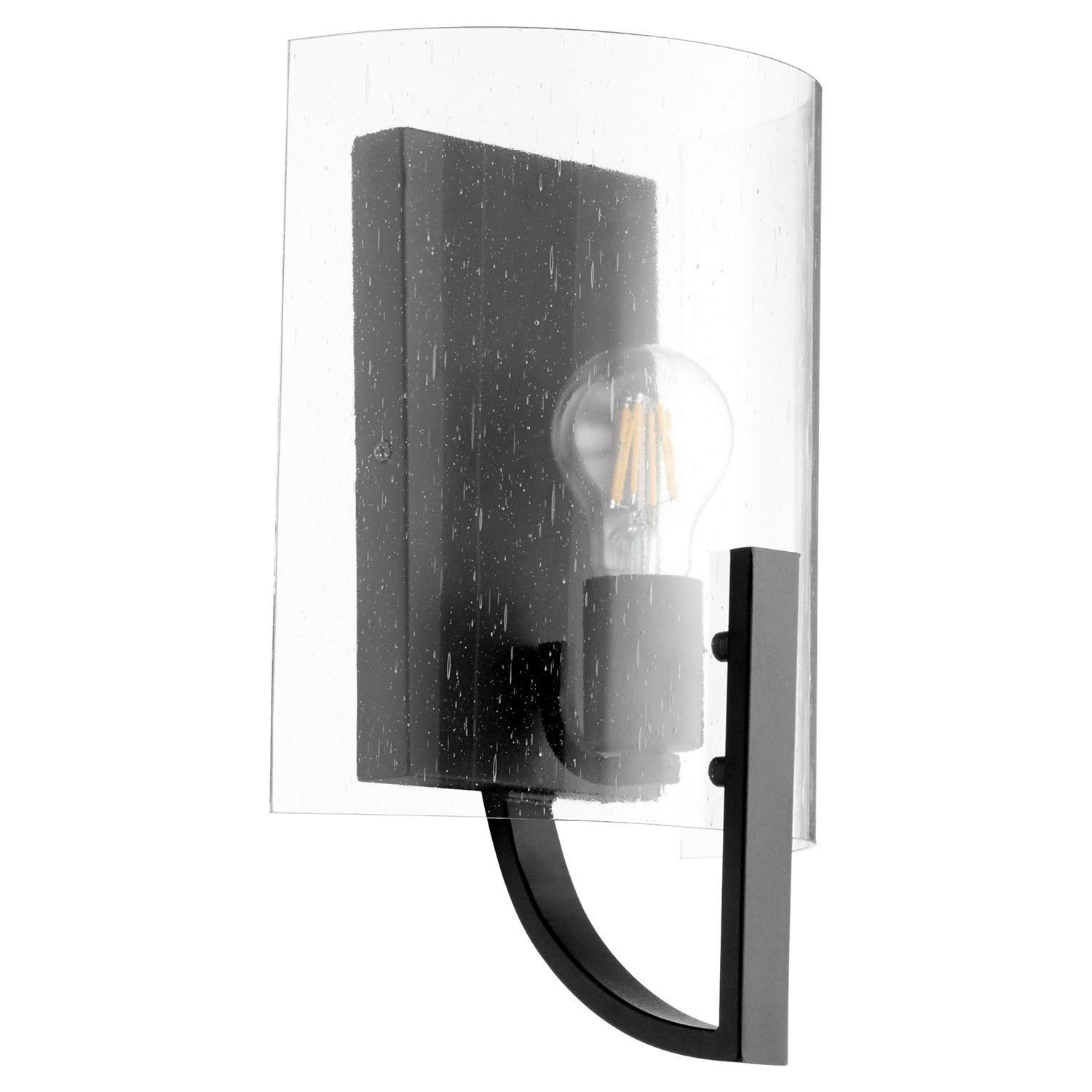 Dakota 1Lt Sconce - Textured Black by Quorum