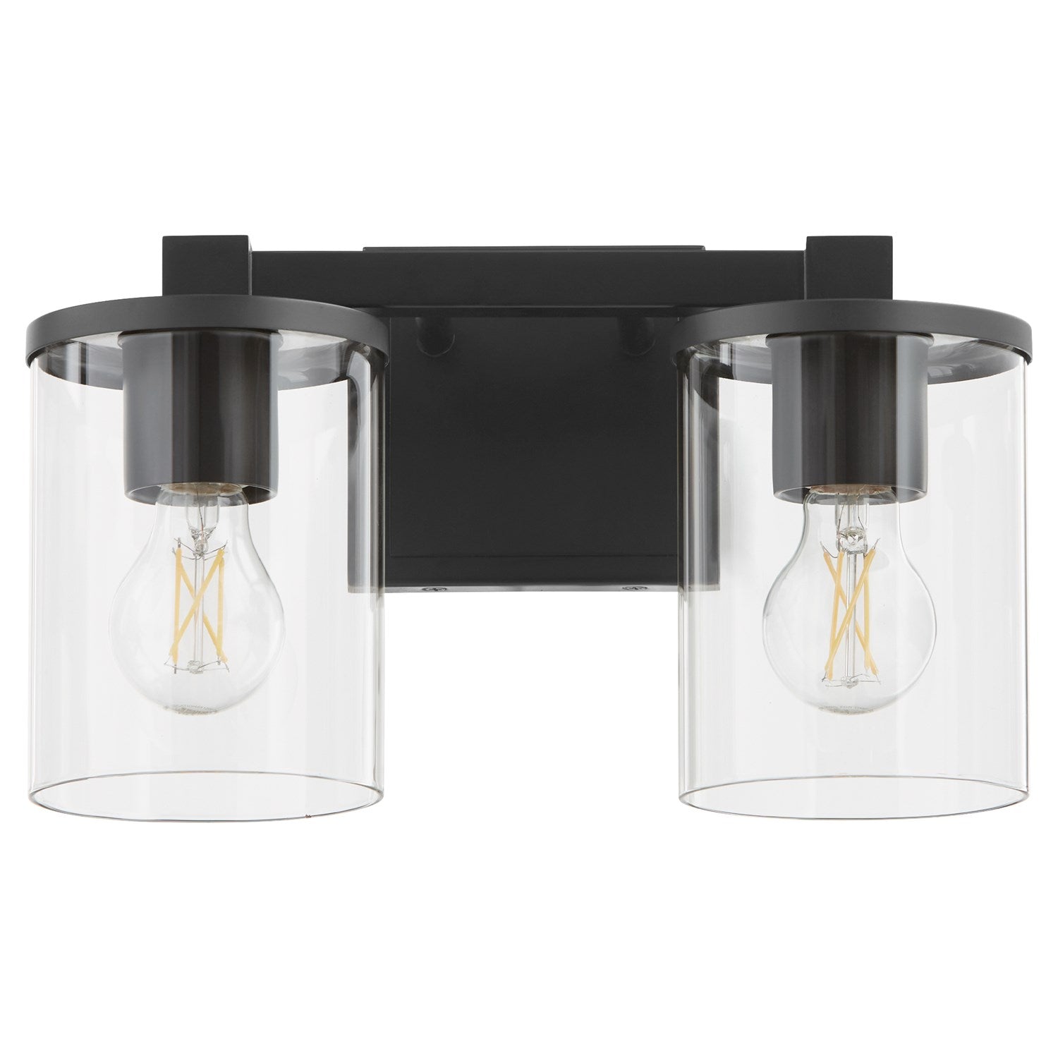 Bolton 2Lt Vanity - Matte Black by Quorum