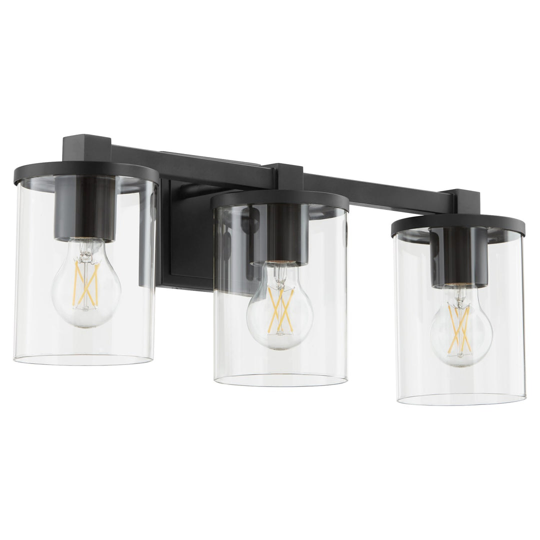 Bolton 3Lt Vanity - Matte Black by Quorum