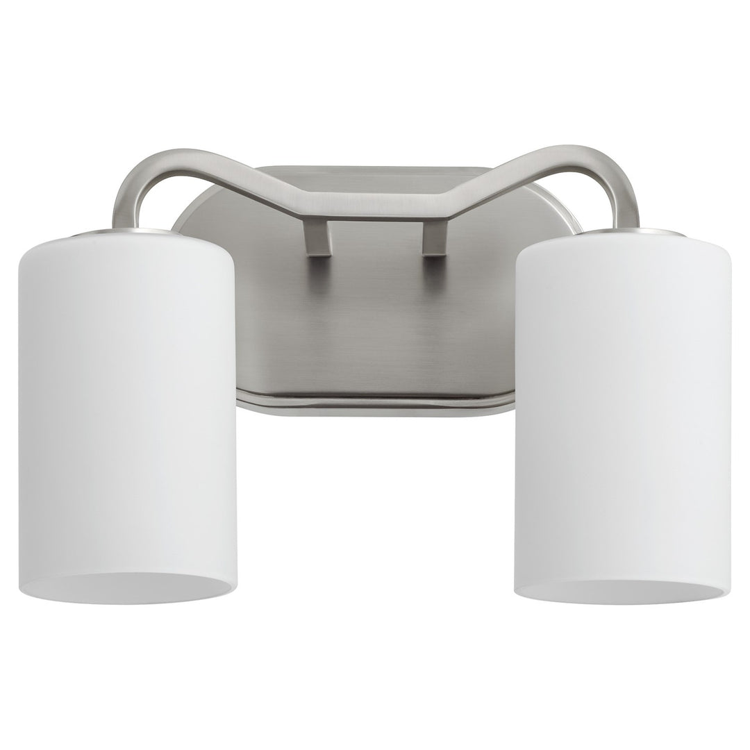Rutherford 2Lt Vanity - Satin Nickel