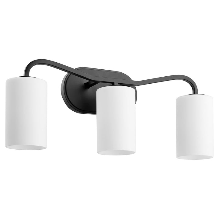 Rutherford 3Lt Vanity - Matte Black by Quorum