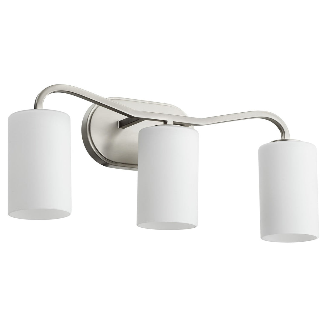 Rutherford 3Lt Vanity - Satin Nickel by Quorum
