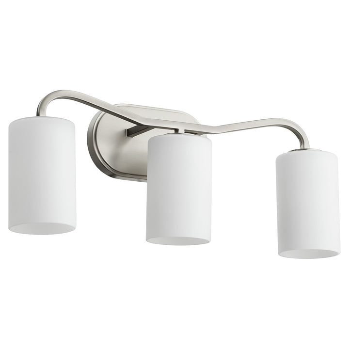 Rutherford 3Lt Vanity - Satin Nickel by Quorum