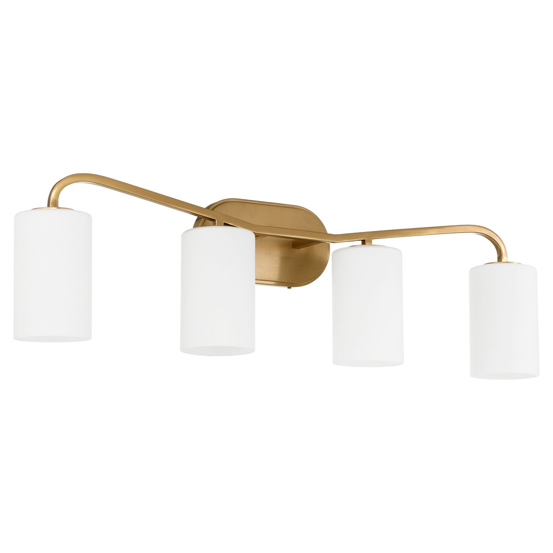 Rutherford 4Lt Vanity - Brushed Brass
