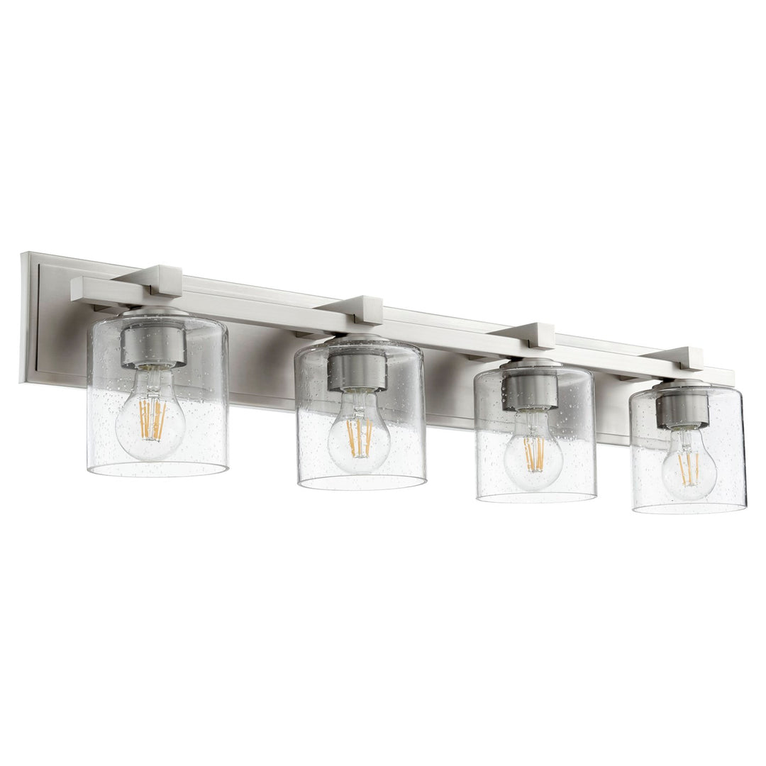 Kaplan 4Lt Clr/Sd Cylinder - Satin Nickel by Quorum